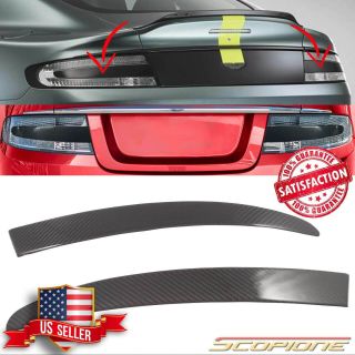 Scopione Carbon Fiber Tail Light Inserts For Aston Martin 05 - 19 Vantage Db9 Dbs