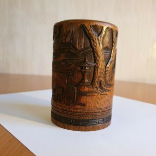 Very Fine Chinese Wood Tea Box 2