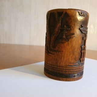 Very Fine Chinese Wood Tea Box 4