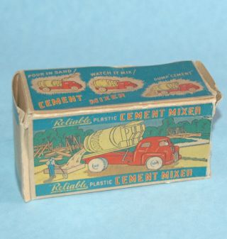 Illustrated Box Only Reliable Product Toronto Canada Plastic Cement Mixer 58/5