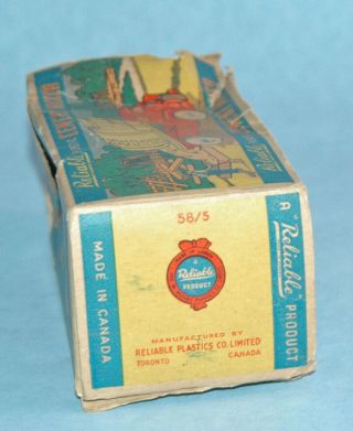 Illustrated BOX ONLY RELIABLE Product Toronto CANADA PLASTIC CEMENT MIXER 58/5 3