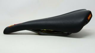 NOS SELLE ITALIA NOVUS FERRARI LEATHER SADDLE VINTAGE ROAD RACING BICYCLE 90s 4