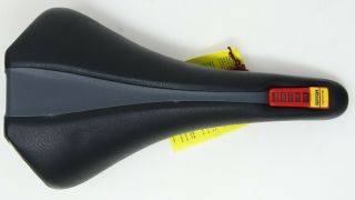 NOS SELLE ITALIA NOVUS FERRARI LEATHER SADDLE VINTAGE ROAD RACING BICYCLE 90s 6