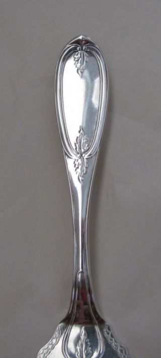 LINCOLN & FOSS Sterling Olive Pattern Bright Cut 1850 Pie Server 10 1/4 