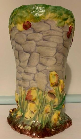 Royal Winton Grimwades RARE Green Pixie hand paint Vase Large Vintage Art Deco 5