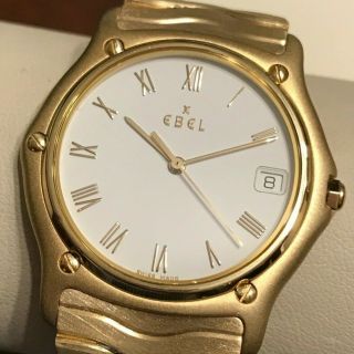 Ebel 1911 Solid 18kt Yellow Gold Watch - Battery Nr