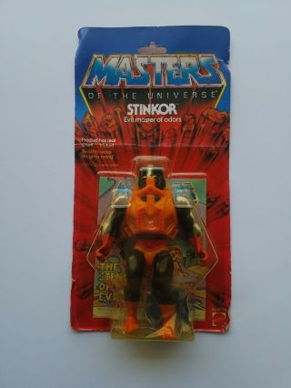 Motu,  Vintage,  Stinkor,  Masters Of The Universe,  Moc,  Action Figure,  He - Man