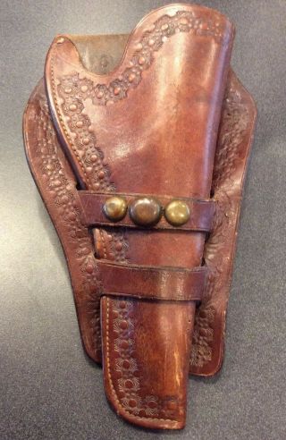 Vintage Colt Saa Maker Marked Padgitt Bros.  Dallas,  Tex Western Cowboy Holster