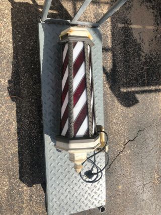 Vintage Early 1900s Barber Pole