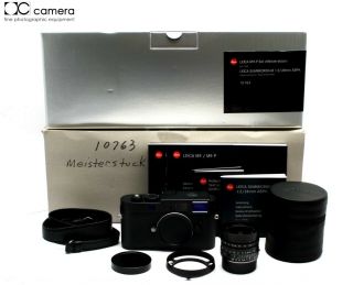 Rare 50 Made,  Leica M9 - P Meisterstuck Digital Camera Set W/ 28mm F2 Asph Lens