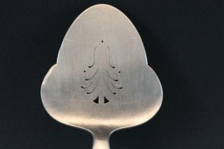 Georg Jensen Acorn Pierced Sterling Silver Tart Server RARE 9 1/8 