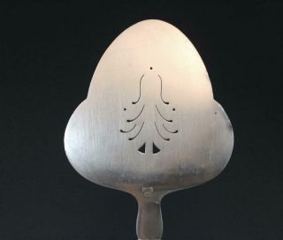 Georg Jensen Acorn Pierced Sterling Silver Tart Server RARE 9 1/8 