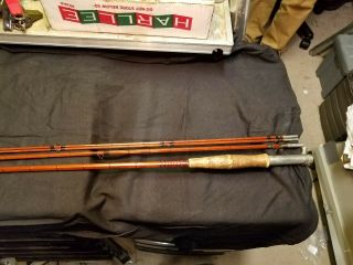 Vintage Goodwin Granger Denver Bamboo Fly Rod 4 pc fishing 2