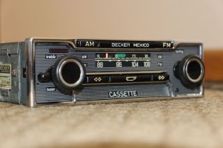 Becker Mexico Cassette Radio Player Tape Deck Stereo Mercedes Porsche Vintage