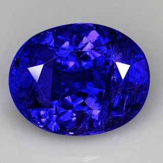 8.  4ct 100 Natural Unheated Aaaaa Violet Blue Tanzanite D 