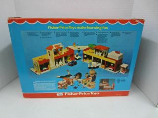 Vintage 1973 Fisher - Price 997 Little People PLAY FAMILY VILLAGE Box 4