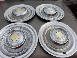 1958 1959 Cadillac Cady Eldorado Fleetwood Hubcaps Wheel Covers Vintage Classic