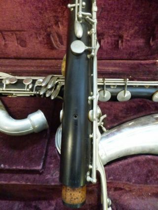 Vintage Selmer Series 9 Wood Bass Clarinet w\case NOT 5