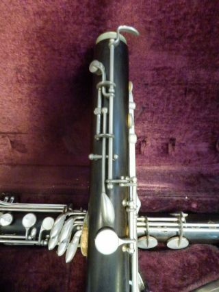 Vintage Selmer Series 9 Wood Bass Clarinet w\case NOT 6