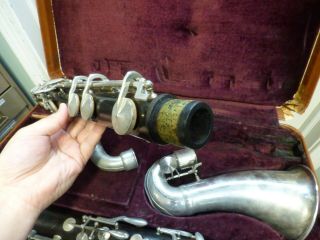 Vintage Selmer Series 9 Wood Bass Clarinet w\case NOT 9