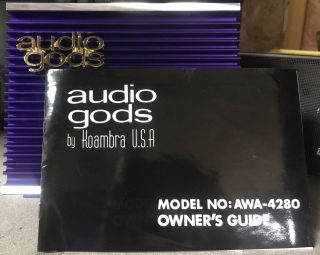 Old School Audio Gods AWA - 4280 channel amplifier,  Rare,  Vintage,  NOS,  NIB 5