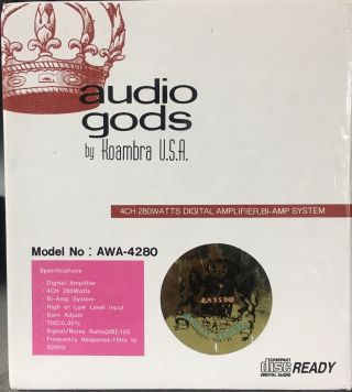 Old School Audio Gods AWA - 4280 channel amplifier,  Rare,  Vintage,  NOS,  NIB 6