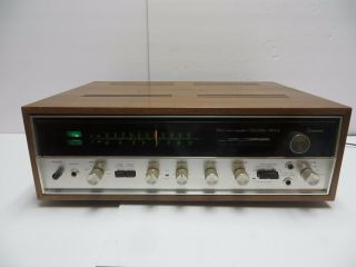 Vintage Sansui 5000a Am/fm Stereo Tuner Receiver Amplifier W/ Wooden Cabinet