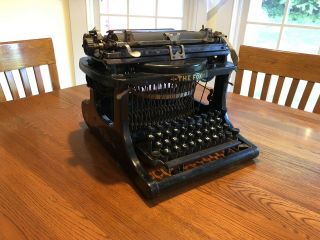 Very Rare Fox No.  10 Typewriter Antique Vtg