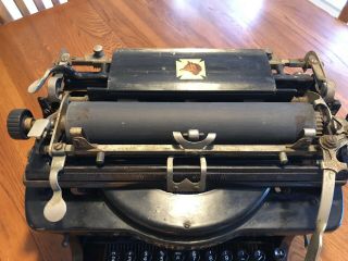 VERY RARE Fox No.  10 Typewriter Antique Vtg 7
