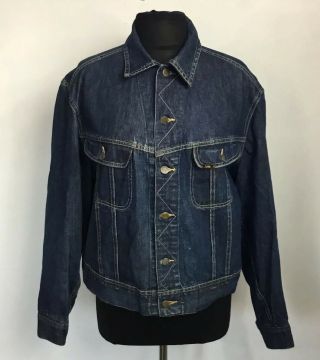 1950s Lee 101 - J Denim Jacket - Rare Red Label - Sanforized Cotton XL - 46 2