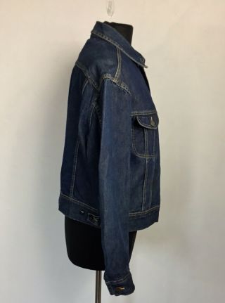 1950s Lee 101 - J Denim Jacket - Rare Red Label - Sanforized Cotton XL - 46 7