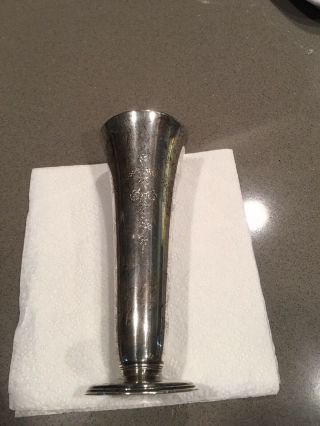Tiffany & Co Sterling Trumpet Vase - Early 1900s 2