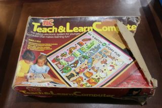 Vintage Mattel TLC Teach & Learn Computer 1981 Model 3822 Bo 3
