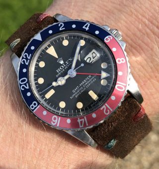 Vintage Rolex 1675 Gmt Master Pink Lady From 1978