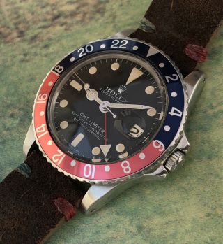 VINTAGE ROLEX 1675 GMT MASTER PINK LADY FROM 1978 2