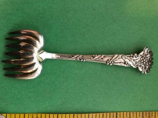 ANTIQUE TIFFANY & COMPANY STERLING SILVER.  925 FORK HOLLY & BERRIES 32G RARE 3