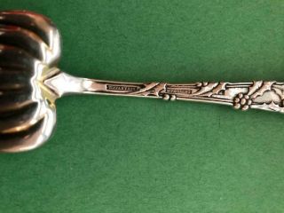 ANTIQUE TIFFANY & COMPANY STERLING SILVER.  925 FORK HOLLY & BERRIES 32G RARE 4