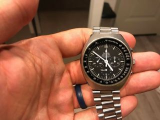 Vintage Omega Speedmaster Mark Ii Serviced With Bracelet