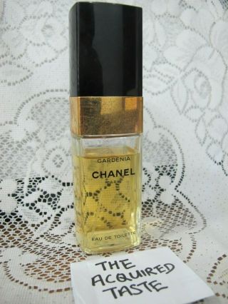 Rare Vintage Chanel Gardenia 100ml 3.  4 Oz Edt Women Perfume Old Formula Srray