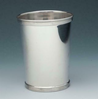 International Silver Co.  Julep Cup With Rolled Edge,  Sterling Silver,  10125 - 1