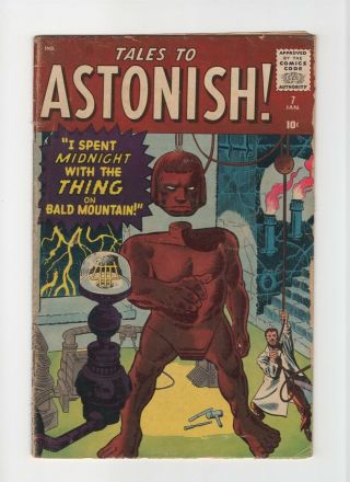 Tales To Astonish 7 Vintage Marvel Atlas Comic Pre - Hero Horror Golden Age 10c