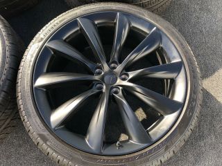 4 Tesla Model X 22 Inch Wheels Tires Rims Tpms 2018 Factory Oem Oem Rare