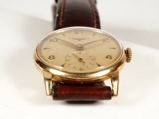 Longines 18k Solid Gold Vintage Ladies Watch Circa 1951 cal.  23z 10