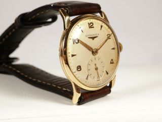 Longines 18k Solid Gold Vintage Ladies Watch Circa 1951 Cal.  23z