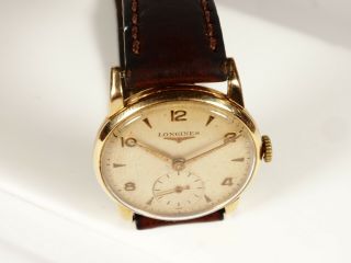 Longines 18k Solid Gold Vintage Ladies Watch Circa 1951 cal.  23z 4