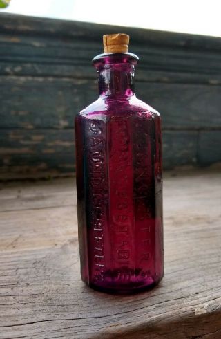 Vintage Medicine Bottle Lancaster 