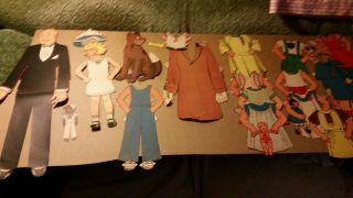 Little Orphan Annie Large Paper Doll Cut - Outs 1942