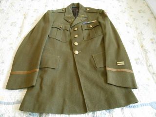 Us Wwii 42nd Infantry 1st Lt Officer Coat And Pants