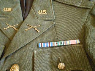 US WWII 42nd Infantry 1st Lt Officer Coat and Pants 3