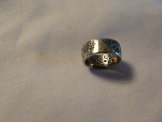 Jes Maharry 925 Sterling Silver Wise Oak Designer Wide Band Ring Size 7